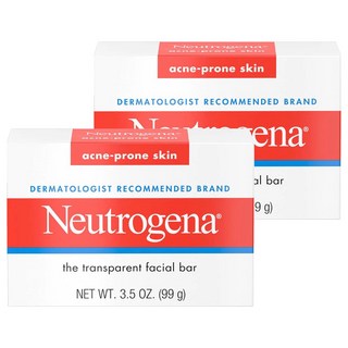 Neutrogena 痘痘護理透明潔面皂, 99g, 2個