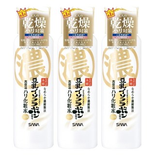 SANA 莎娜 豆乳美肌 緊緻潤澤化妝水, 200ml, 3件