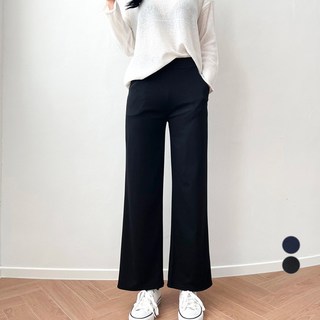 잘빠진 여성용 냉감 통기성 썸머 와이드 밴딩 쿨팬츠