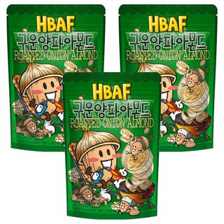 HBAF 杏仁果 烤洋蔥味, 120g, 3包