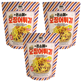 SEA STORE ROOM 炸魷魚絲 玉米口味, 80g, 3包