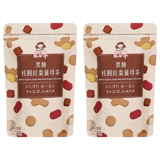 蜜思朵 黑糖桂圓紅棗薑母茶, 17g, 18顆, 2袋