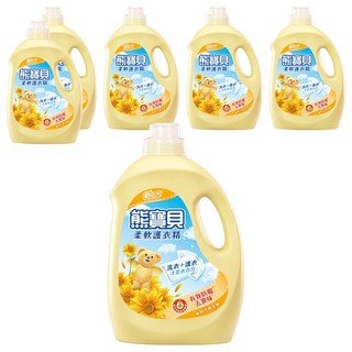 Snuggle 熊寶貝 衣物柔軟精 陽光馨香, 3.2L, 6桶