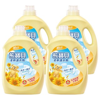 Snuggle 熊寶貝 衣物柔軟精 陽光馨香, 3.2L, 4桶