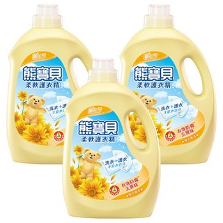 Snuggle 熊寶貝 衣物柔軟精 陽光馨香, 3.2L, 3桶