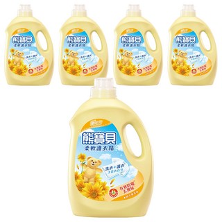 Snuggle 熊寶貝 衣物柔軟精 陽光馨香, 3.2L, 5桶