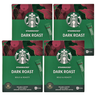 STARBUCKS 星巴克 特選系列 深度烘焙咖啡 隨手包, 2.3g, 10包, 4盒