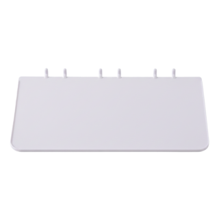 42洞洞樂長型置物層板 簡約設計 輕鬆擴充洞洞板收納空間 適用於客廳、臥室、書房, 1入, 白