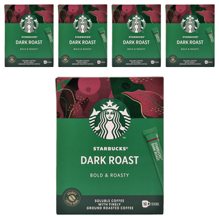 STARBUCKS 星巴克 特選系列 深度烘焙咖啡 隨手包, 2.3g, 10包, 5盒