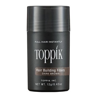 TOppiK 增髮纖維 12g, 深棕 DARK BROWN, 1瓶