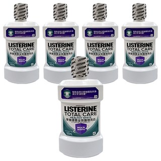 LISTERINE 李施德霖 亮白漱口水, 500ml, 5瓶
