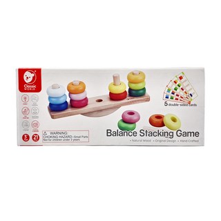 Classic WORLD 客來喜 經典木玩 色彩平衡邏輯遊戲 3537, 多色, 1組