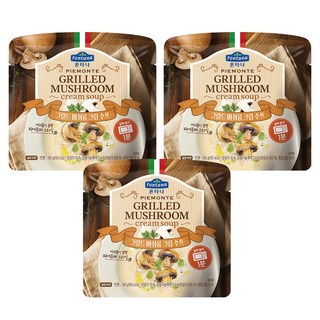 폰타나 그릴드 머쉬룸 크림 수프, 180g, 3개