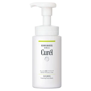 Curel 珂潤 潤浸保濕洗顏慕絲 控油, 150ml, 1瓶