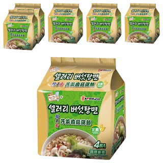 KORMOSA 韓寶 韓素香芹菜香菇湯麵 Q彈麵條 全素, 24包