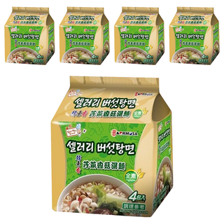 KORMOSA 韓寶 韓素香芹菜香菇湯麵 Q彈麵條 全素, 20包