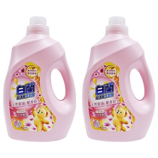 白蘭 超濃縮洗衣精 蘊含熊寶貝馨香精華 大自然馨香, 2.5kg, 2桶