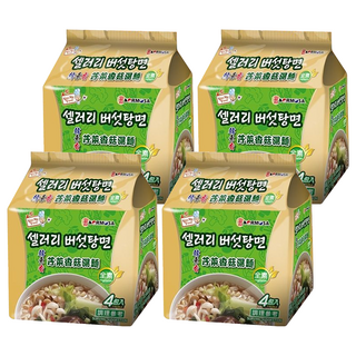 KORMOSA 韓寶 韓素香芹菜香菇湯麵 Q彈麵條 全素, 16包