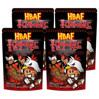 HBAF 杏仁果 火辣雞味, 120g, 4包