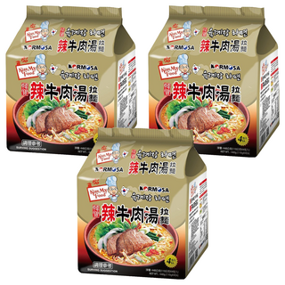 KORMOSA 韓寶 辣牛肉湯拉麵 4包入, 12包