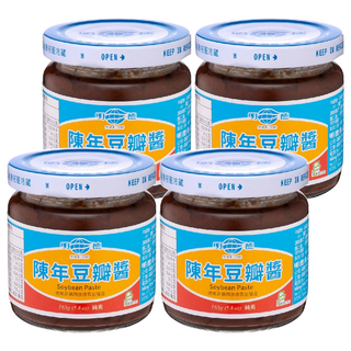 明德 陳年豆瓣醬 165g 使用非基因改造黃豆釀造 素, 4罐