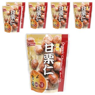 康健生機 有機甘栗仁, 嚴選天津甘栗製作 口感鬆軟綿密, 150g, 6包