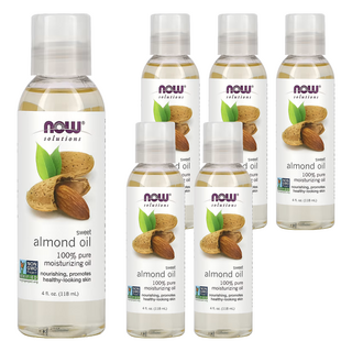 NOW Foods 純甜杏仁保濕油, 118ml, 6瓶
