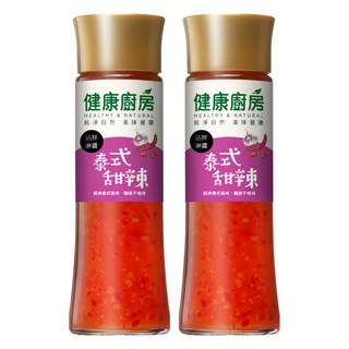 健康廚房 泰式甜辣拌醬 經典泰式風味 酸甜不嗆辣, 200ml, 2瓶