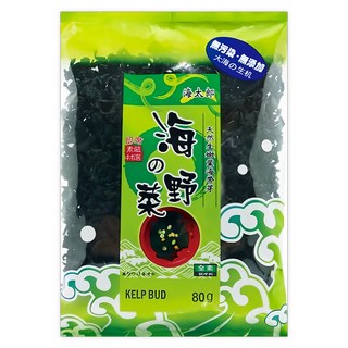 味榮 海太郎 原味嫩葉海帶芽 純素 即泡即食, 80g, 1包