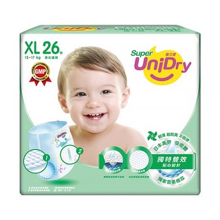 UniDry 優力寶 優力褲/尿布 12~17kg, XL, 26片