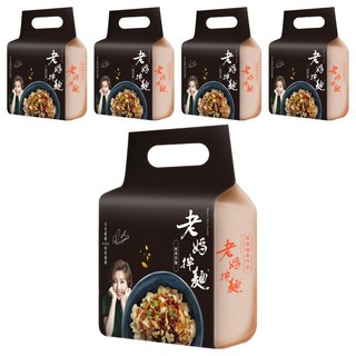 老媽拌麵 麻辣拌麵 古法日曬手工製作 麵條Q彈有勁 醬料完美附著關廟刀削麵, 20包
