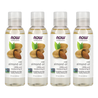NOW Foods 純甜杏仁保濕油, 118ml, 4瓶