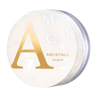 AMORTALS 爾木萄 高清絲霧散粉 8.5g 附刷子 104 微閃透，打造持久清新柔焦妝感, 1個
