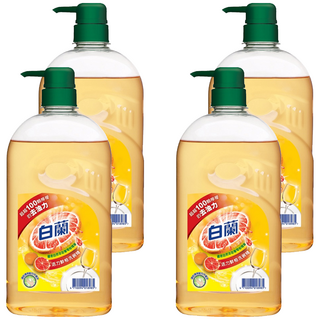 白蘭 活力鮮柚洗碗精, 1kg, 4瓶