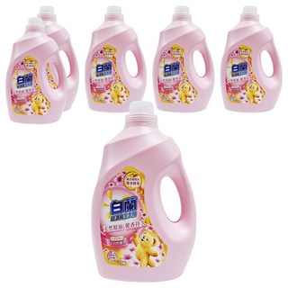 白蘭 超濃縮洗衣精 蘊含熊寶貝馨香精華 大自然馨香, 2.5kg, 6瓶