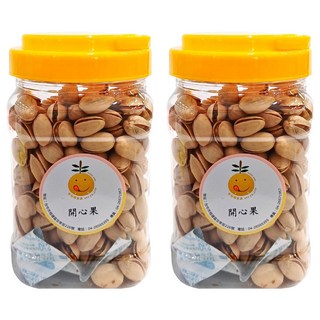 吉時饌 開心果, 桶裝包裝, 香脆可口, 適合各種場合, 無添加葷類成分，素食者也可享用, 300g, 2罐