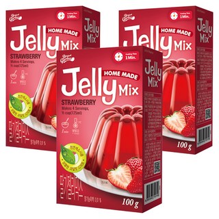 Bread Garden 草莓果凍粉, 100g, 3盒