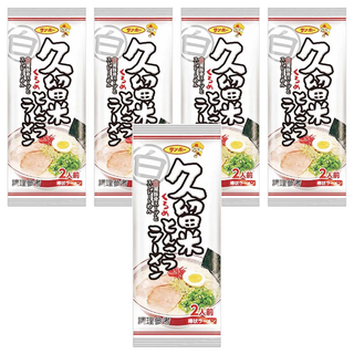 Sanpo 三寶 棒狀久留米豚骨風味拉麵 湯頭濃醇 口感Q滑, 5包