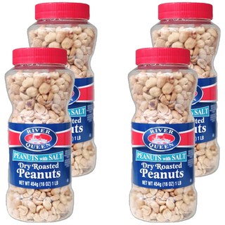 RIVER QUEEN 泰迪低鹽炒花生, 454g, 4個