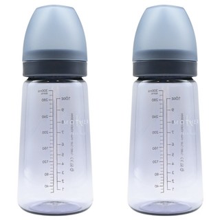 MOTHER-K 精粹極簡PPSU奶瓶-夜幕藍 醫療級PPSU材質, 280ml, 2個