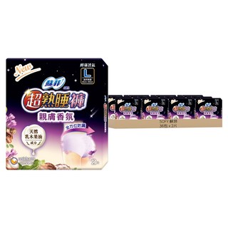 SOFY 蘇菲 乳木果油超熟睡內褲型衛生棉, L號, 2片, 36包