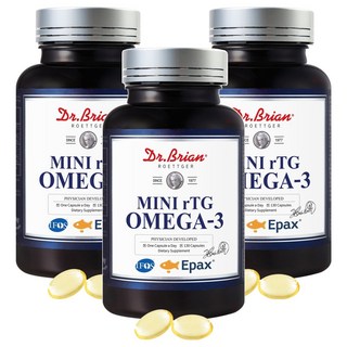 Dr.Brian ROETTGER rTG Omega-3迷你魚油, 130顆, 3罐
