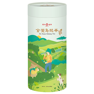 天仁茗茶 台灣茗品金萱烏龍茶, 450g, 1罐