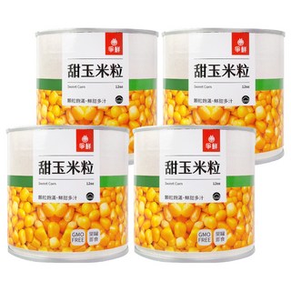 爭鮮 甜玉米粒, 340g, 4罐