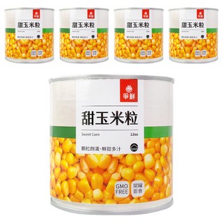 爭鮮 甜玉米粒, 340g, 6罐