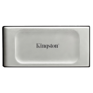 金士頓 Kingston 行動固態硬碟 SXS2000 USB 3.2 Gen2 X2 傳輸速度高達2000MB/S Type-C接口, 2000GB, 銀色