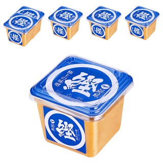 菊鶴 鰹昆布味噌 100%台灣國產白米 非基改黃豆 天然發酵, 500g, 6盒