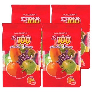 LOT100 軟糖 綜合口味, 1kg, 4袋