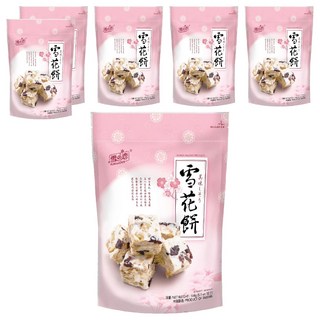 YUKI&LOVE 雪之戀 雪花餅 蔓越莓口味, 144g, 6袋