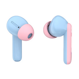 my First CareBuds 真無線藍牙兒童耳機 最大音量限制85dB 保護聽力 操作簡易 防丟設計 長效電力 便攜掛繩, FH8505SA-CC01, 棉花糖
